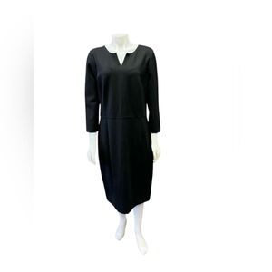 Long Tall Sally NWT Knotch Detail Work Dress Black Size 14